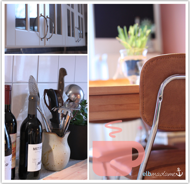 Küche Stuhl Schrank Wein Geräte